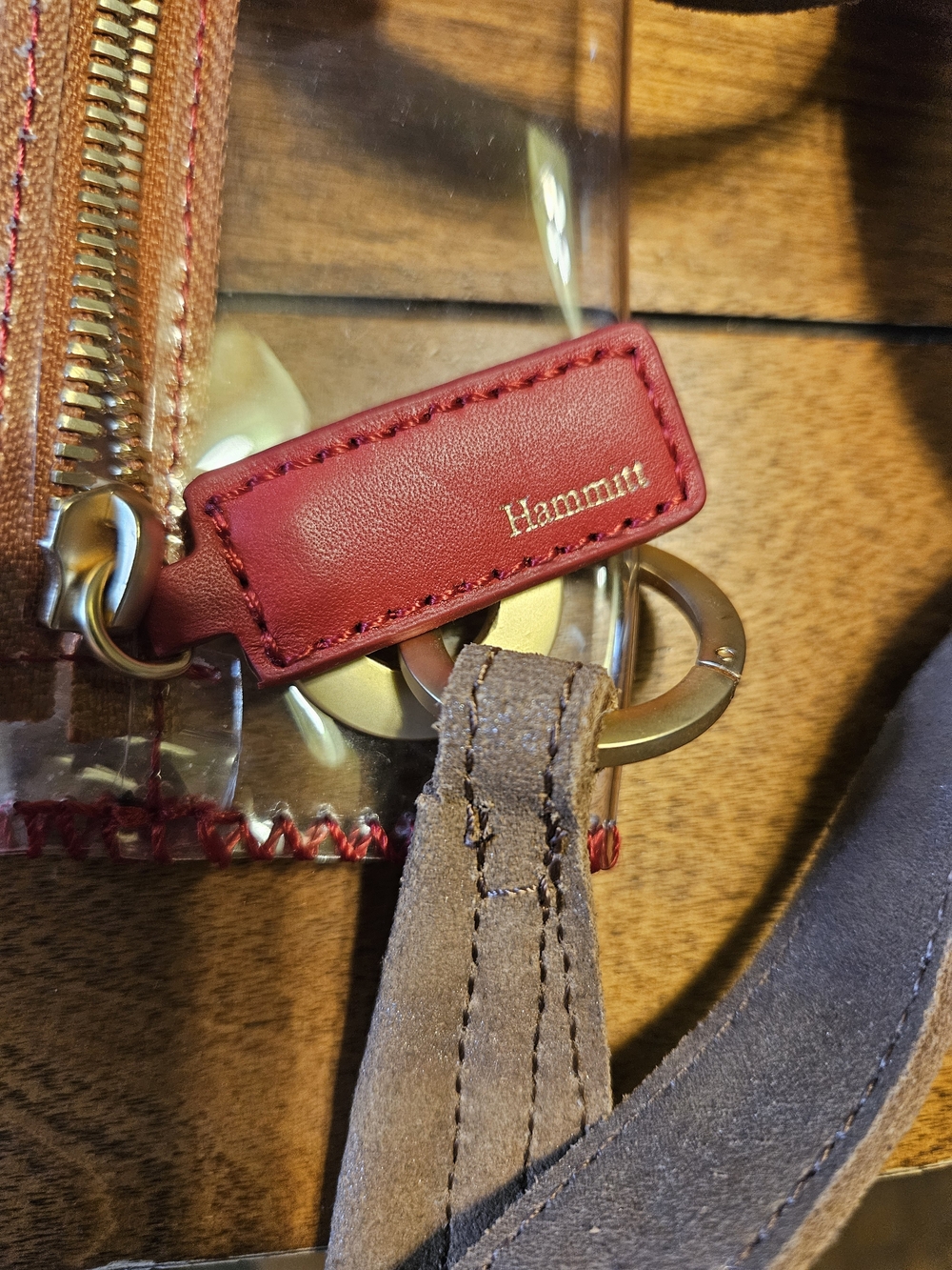 Hammitt Tony Small Clear Crossbody Gold Accents - Picture 8 of 10